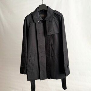 Coach Short Belted Trench Coat Small